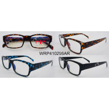 Hot Selling Fashion Plastic Eyewear Unisex Reading Glasses (000001AR)